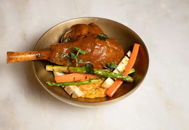BRAISED RAILWAY LAMB SHANK (600 GM)