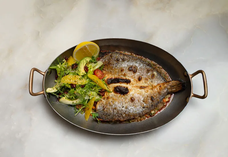 PAN-SEARED KING FISH