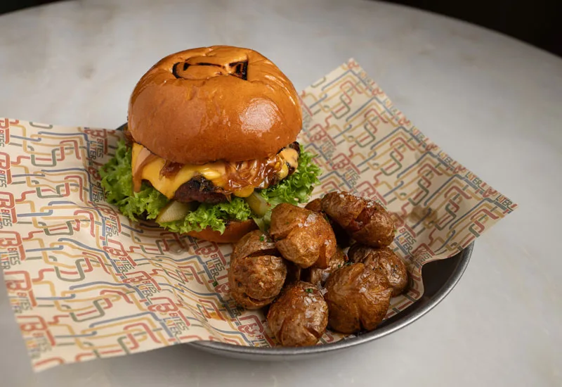 W. BLACK WAGYU SMOKED BEEF BURGER